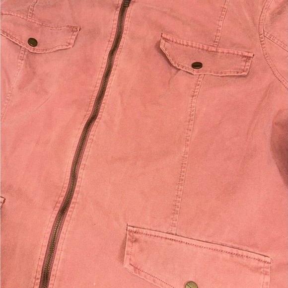 Maurices Dusty Rose Utility Jacket - Picture 2 of 6